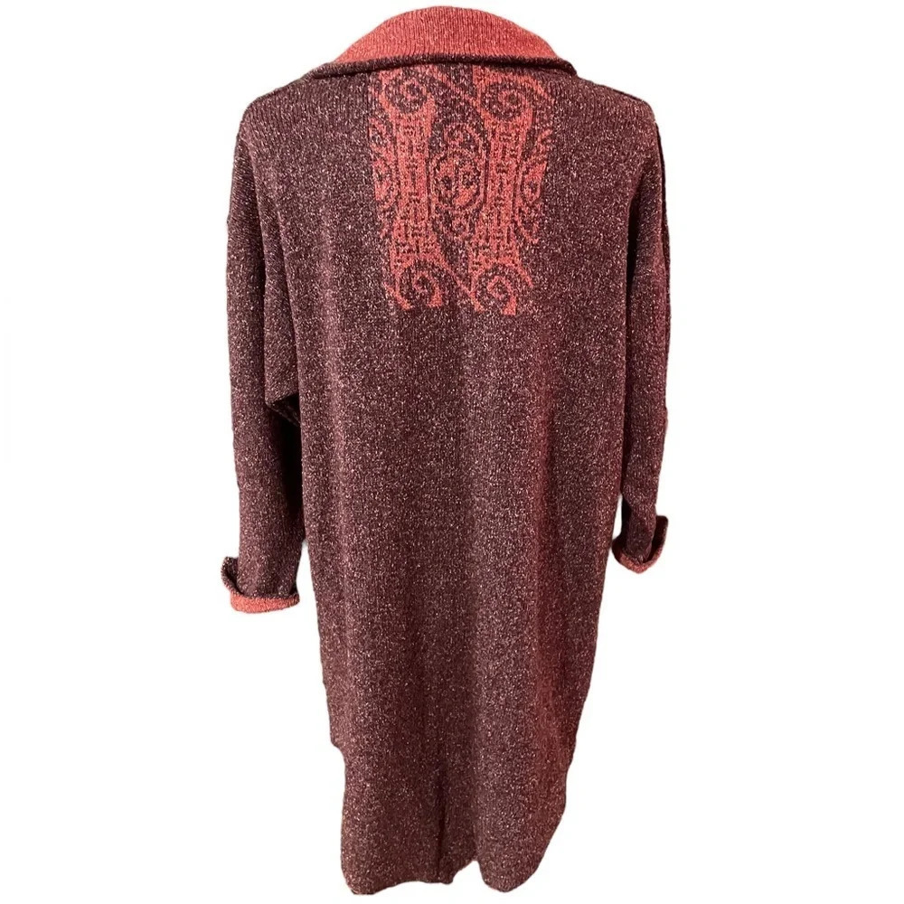 Deirdre Minogue Knitwear Silk & Wool Blend Cardigan Sweater Made in Ireland - Picture 13 of 13